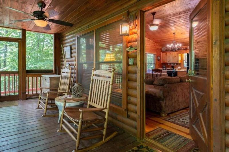 Mountain Spirit Cabin - Fireplace And Hot Tub Blue Ridge Exterior foto