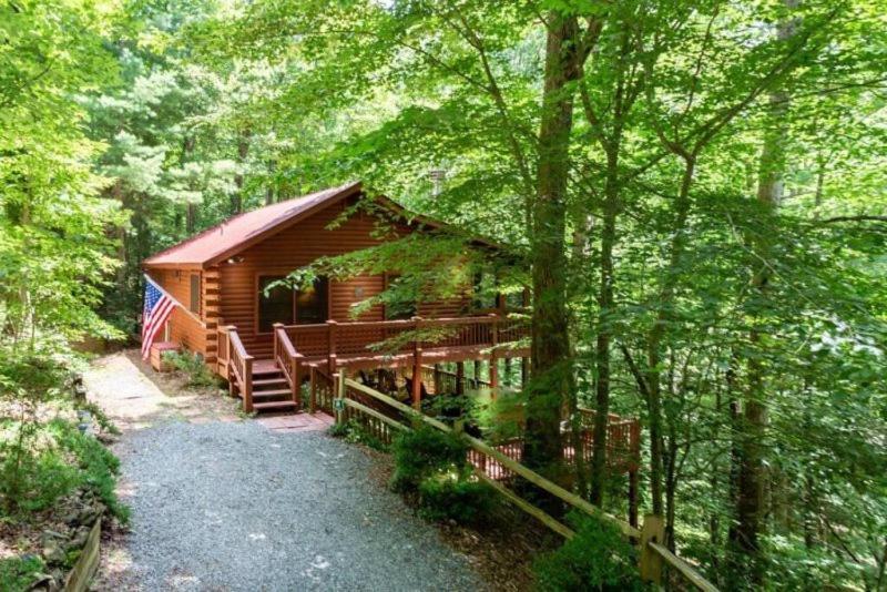 Mountain Spirit Cabin - Fireplace And Hot Tub Blue Ridge Exterior foto