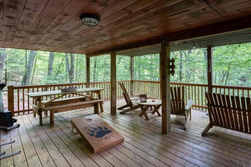 Mountain Spirit Cabin - Fireplace And Hot Tub Blue Ridge Exterior foto