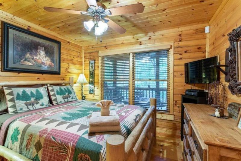 Mountain Spirit Cabin - Fireplace And Hot Tub Blue Ridge Exterior foto