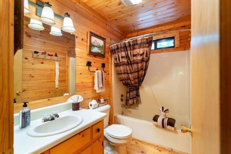 Mountain Spirit Cabin - Fireplace And Hot Tub Blue Ridge Exterior foto
