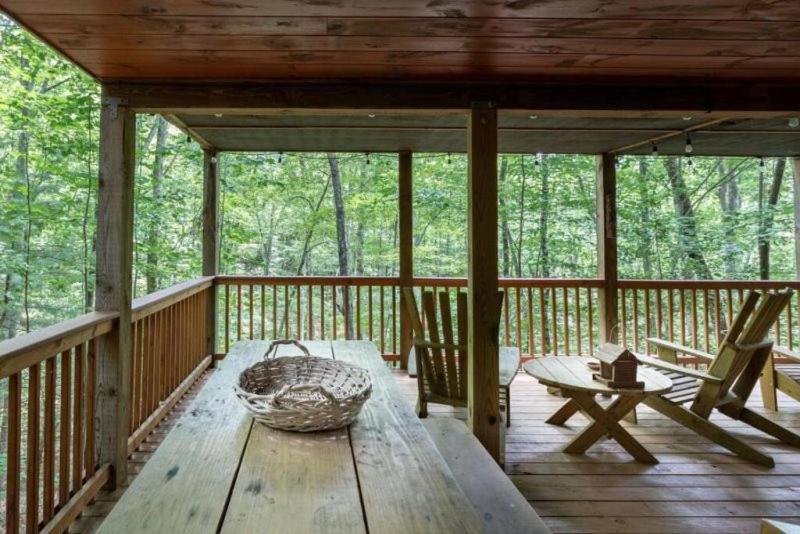Mountain Spirit Cabin - Fireplace And Hot Tub Blue Ridge Exterior foto